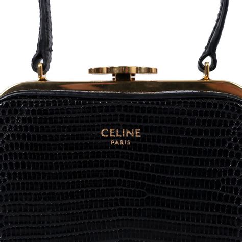 pink and black celine bag|Celine lana minaudiere pink bag.